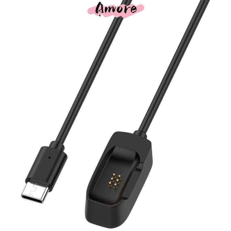 สายชาร์จแม่เหล็ก amore Type C สําหรับเครื่องส่งสัญญาณไมโครโฟน 6Pin Dock