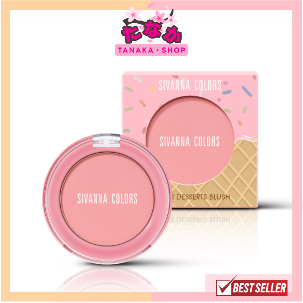 🔥แท้/ดีลสุดคุ้ม/ไลฟ์ทุกวัน🔥HF726 Sivanna Colors Wafer Dessert Blush บลัชออน 4.2กรัม