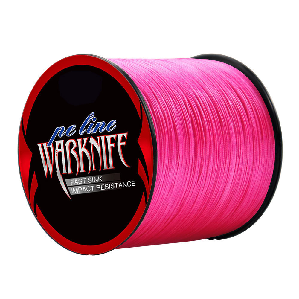 WARKNIFE 1000M Strands 8 สายตกปลาถัก PE สายล่อ 100% PE ทนทาน