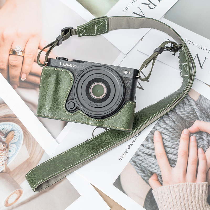 เหมาะสําหรับ Panasonic/Panasonic S9 เคสป้องกัน-L10GK กระเป๋ากล้อง s9 เคสหนังฐาน Micro อุปกรณ์เสริมเด