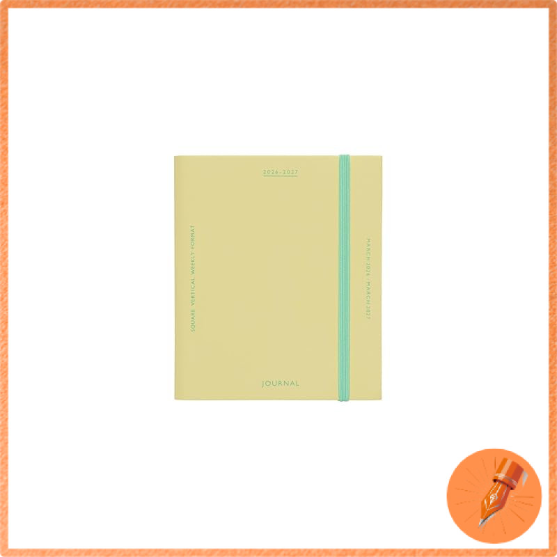 2026 Hightide Katie Weekly Vertical Planner 3-Month Start Square Layout