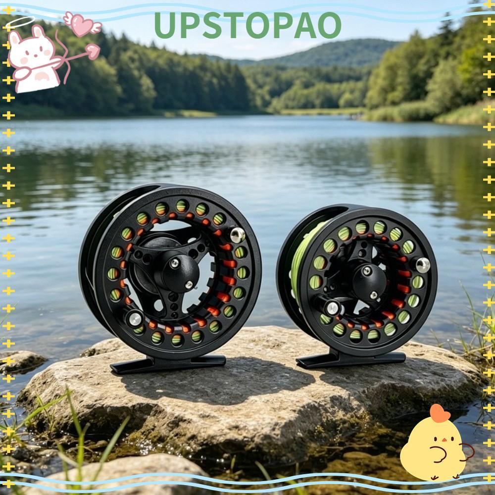 UPSTOPAO Fly Fishing Reel, Backing Leader Large Arbor Fly Reel Combo, น้ําหนักเบา 3/4 5/6 WT อลูมิเน