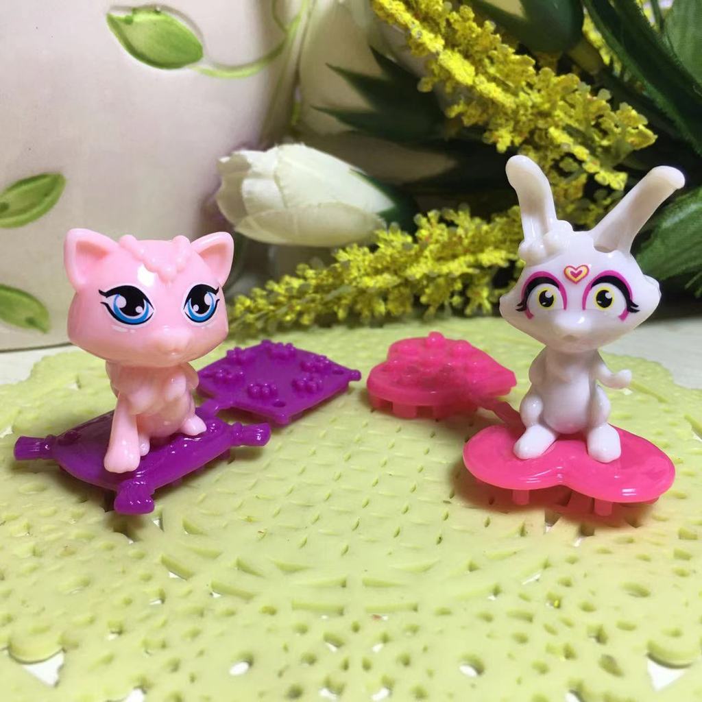 Kinder Funny Eggs Demolition Toys เครื่องประดับตุ๊กตาลูกแมวกระต่าย