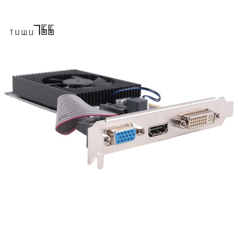 [tuwu766]GT210 1GB GT210 1GB GDDR3 64Bit กราฟิกการ์ด DVI-D + VGA + HDเดสก์ท็อปการ์ด