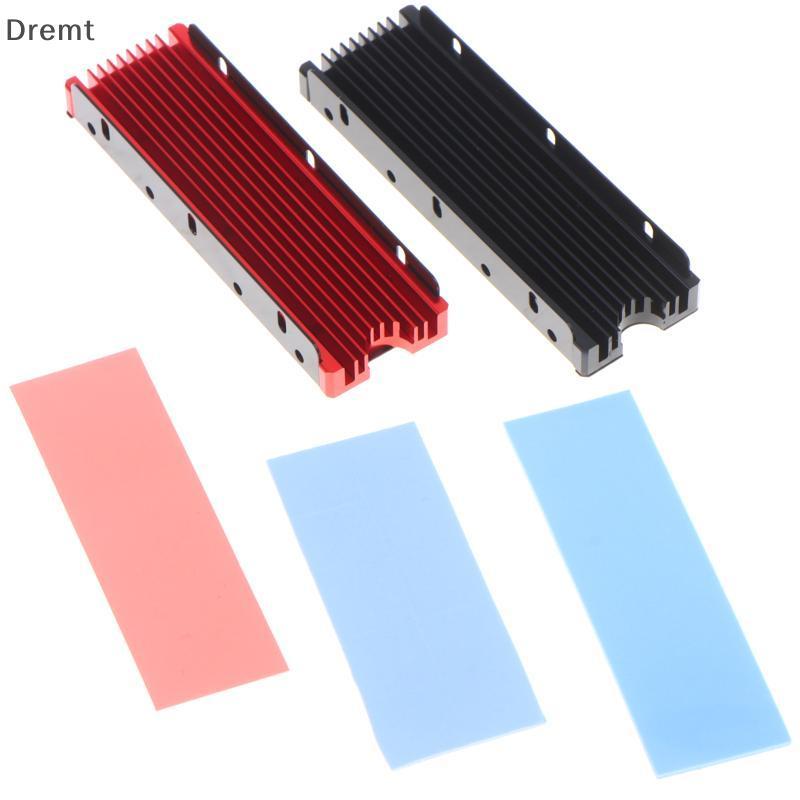 Dremt M.2 2280 SSD ฮีทซิงค์สําหรับ Gamer อลูมิเนียมประสิทธิภาพสูงหม้อน้ําระบายความร้อนป้องกัน SSD คว