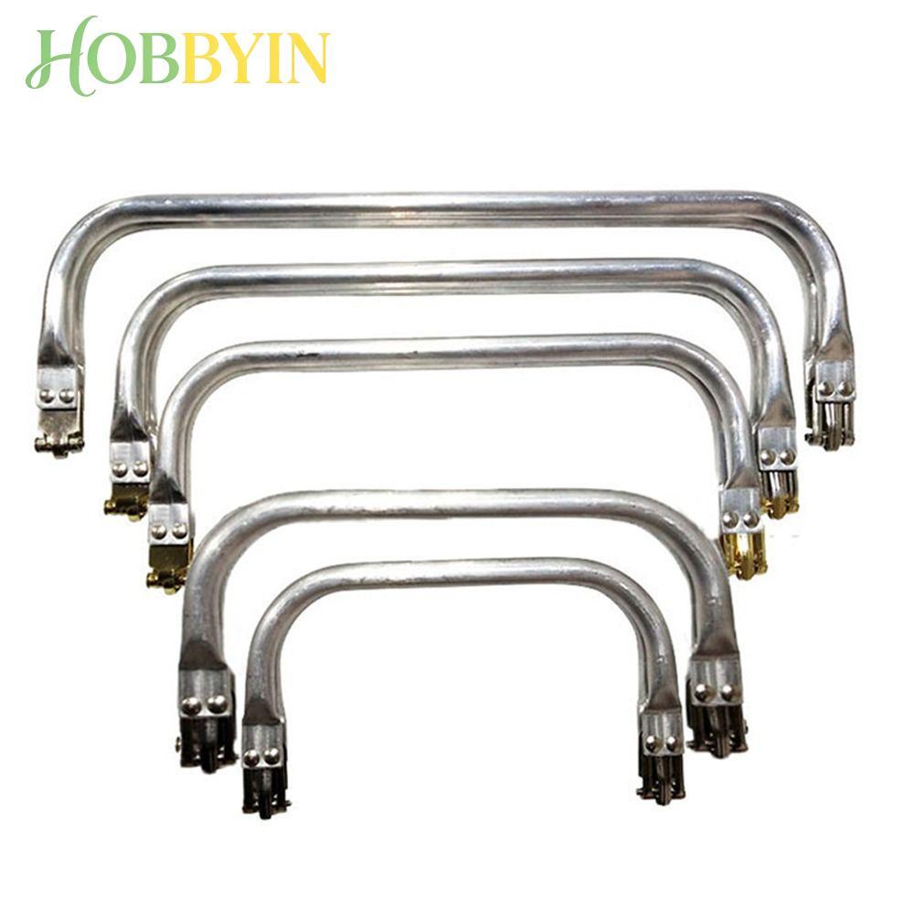 HOBBYIN Kiss Clasp Handle, Antique Bronze Bag เย็บโลหะกระเป๋าถือกรอบ Handle, Retro Cloud Bag ท่ออลูมิเนียม Clamp Bag อุปกรณ์เสริม