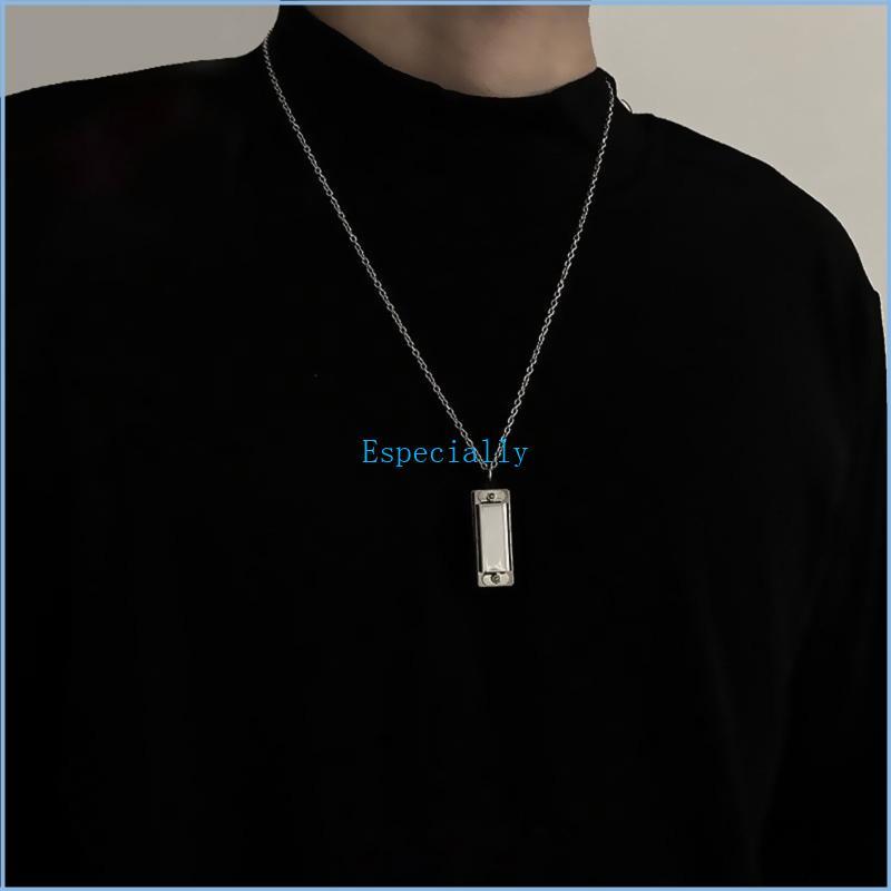 ESP Metal Mouth Organ Mini Harmonica สร้อยคอแบบพกพาสําหรับเพลงแจ๊สลูกทุ่งพื้นบ้าน