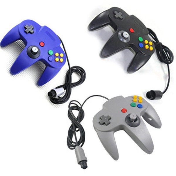 N64 Handle Wired Gamepad อินเทอร์เฟซโฮสต์ USB รองรับการเชื่อมต่อคอมพิวเตอร์ N64game controller