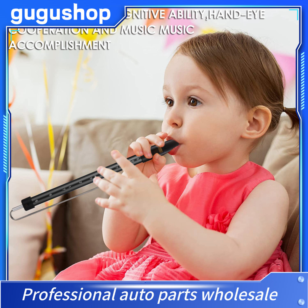 Gugushop สไลด์นกหวีดเครื่องดนตรีของเล่นแท่งเลื่อน Kazoo ขลุ่ยเหล็ก Rod ไม่มีกลิ่นวัสดุปลอดภัยและขอบเ