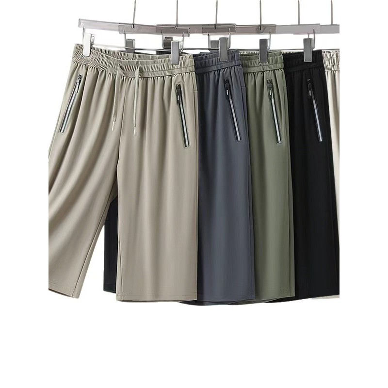 Cooling Stretch 7/8 Joggers Quick-Dry Loose Casual Pants 8XL