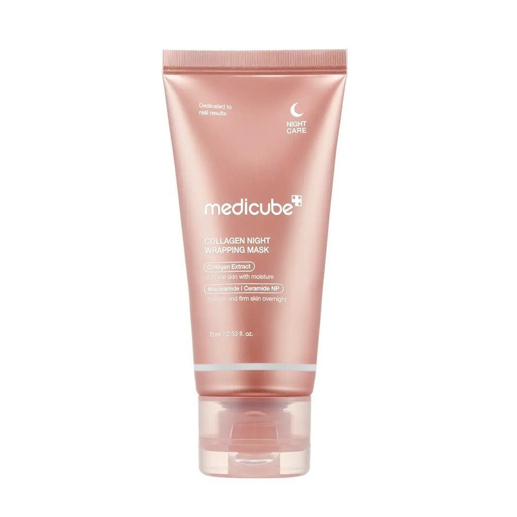 [medicube]CollagenNightWrappingMask,SHED,ANDGLOW!CareRepairComfortPink TDAO 9IY8