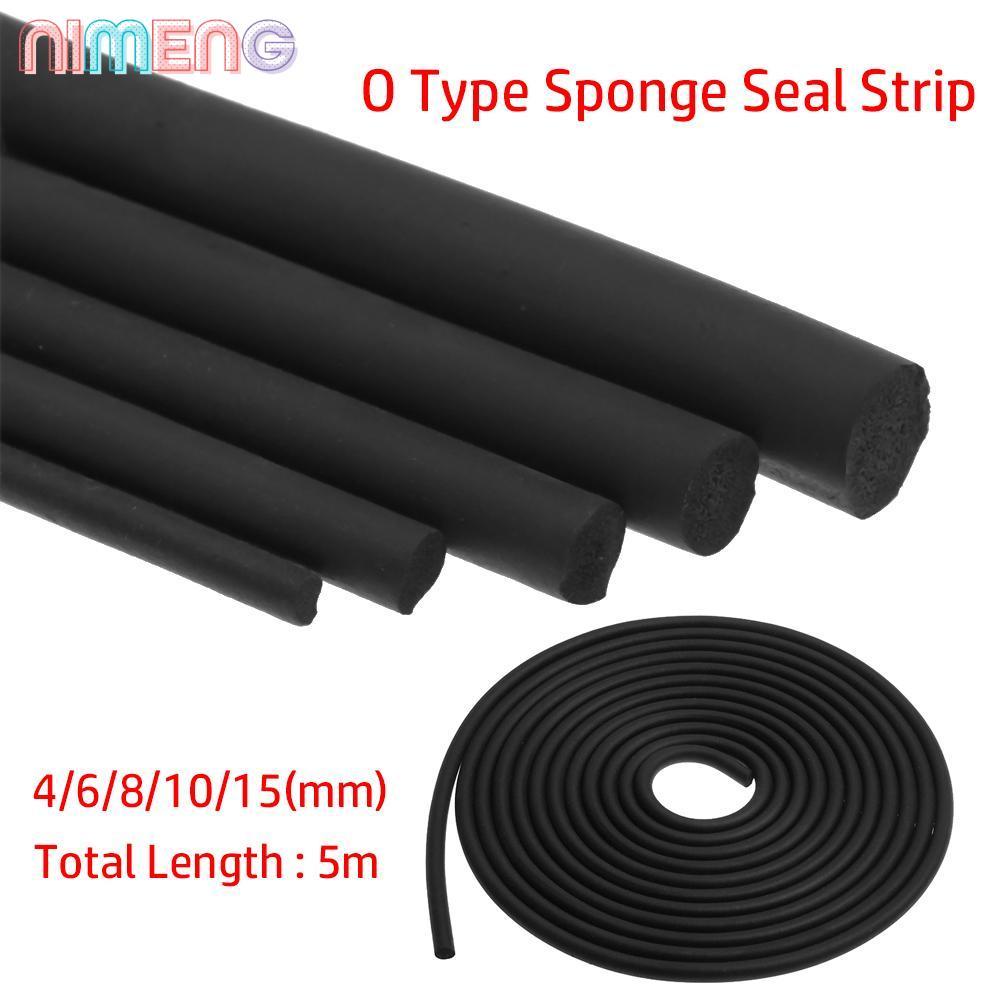 NIMENG 5M Car Door Edge Protector โฟมยางกันเสียง O Shape ทนความร้อน Weatherstrip