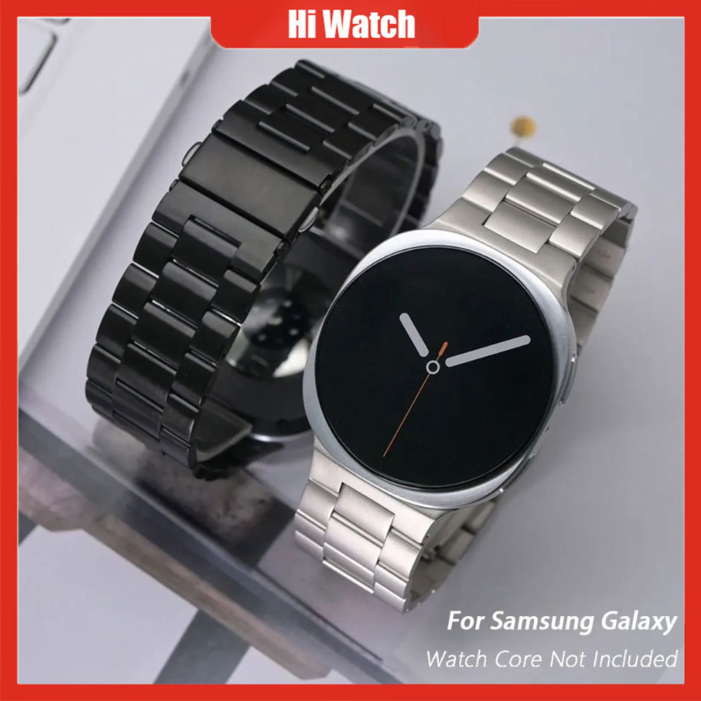 สายสแตนเลสสําหรับ Samsung Galaxy Watch Ultra 2 2026 Ultra 2025/2024 47 มม.สร้อยข้อมือสําหรับ Galaxy Watch 9 8 44 มม.40 มม.คลาสสิก 46 มม.
