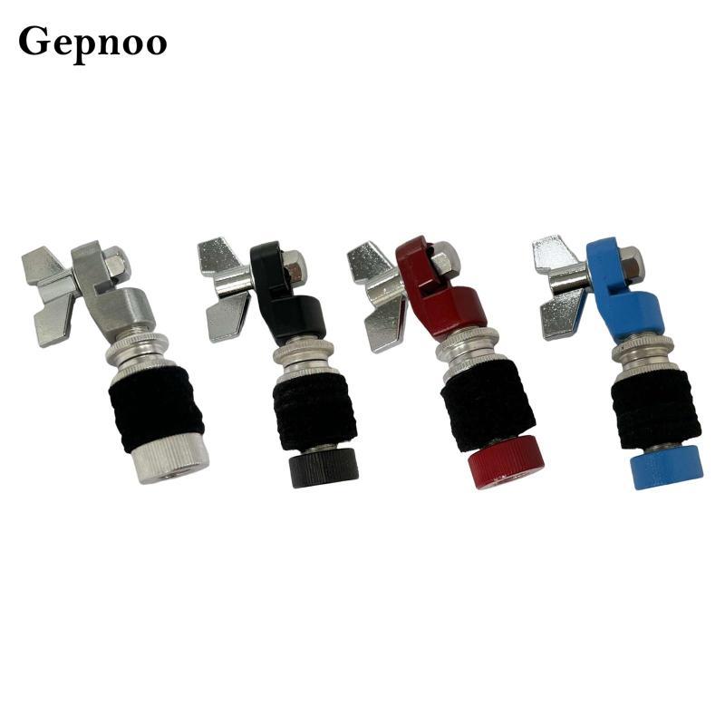 [Gepnoo] Metal Jazz Drum Hi Hat Clutch Drum Cymbals Holder Accessories for Acoustic Hi Hat Cymbals w
