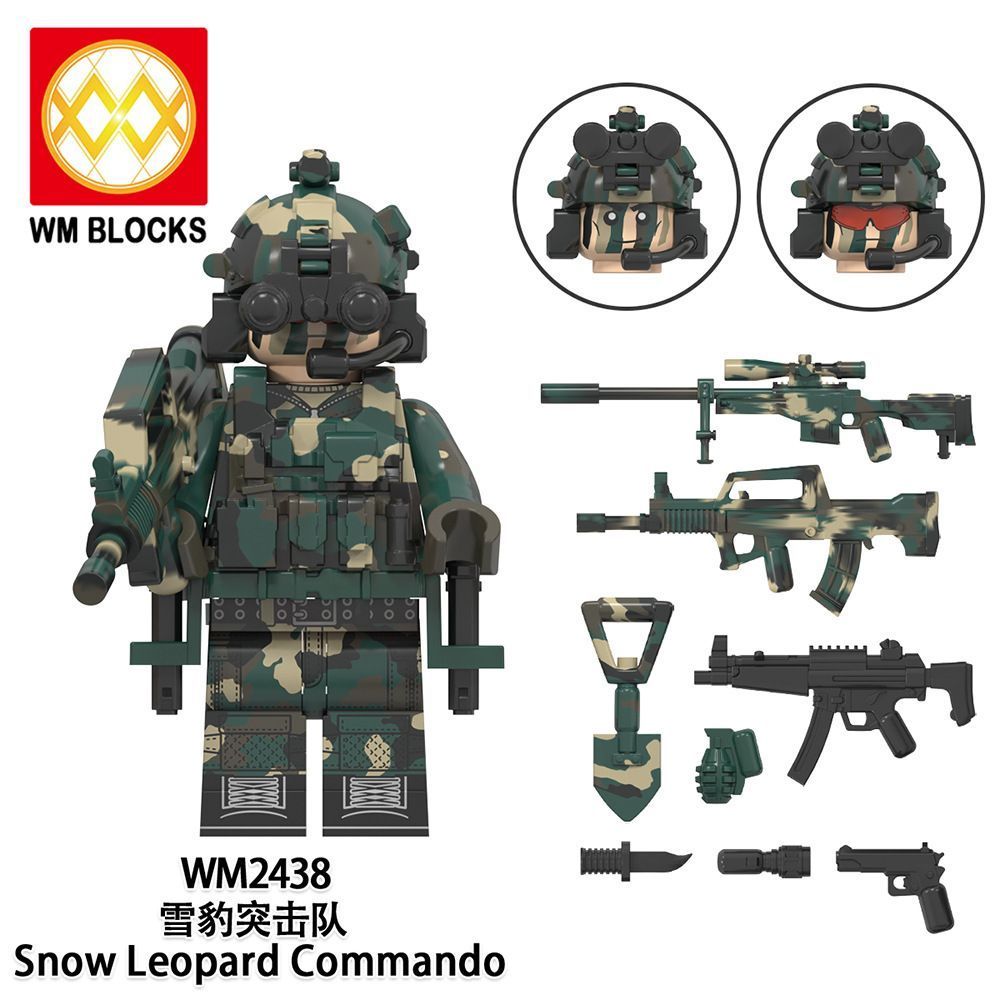 Minifigure Building Block ของเล่นเข้ากันได้กับ Lego KSK SSO กองกําลังพิเศษ SEALers Alpha WM20260826