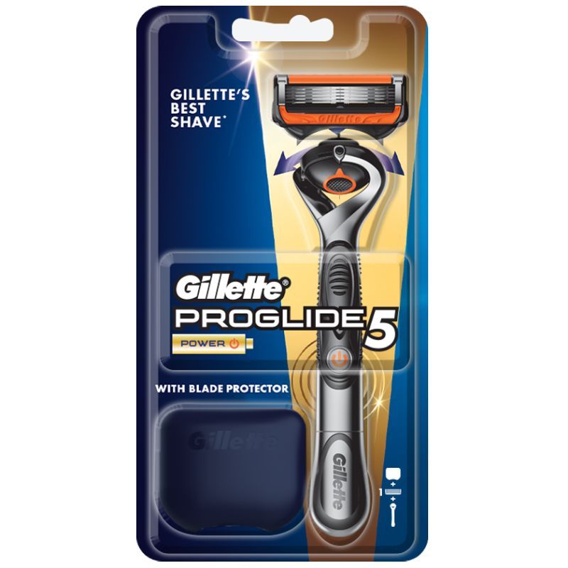 ยิลเลตต์ด้ามมีดโกนหนวดฟิวส์ชั่นโปรไกด์พาวเวอร์เฟล็กซ์บอล 1ด้าม Gillette Razor Proglide Power [7702018358632 ]