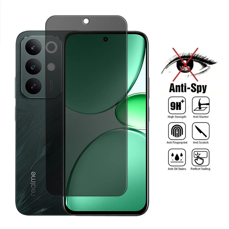 REALME C85 / C85 PRO ANTI SPY TEMPERED GLASS PRIVACY 9H คุณภาพสูง