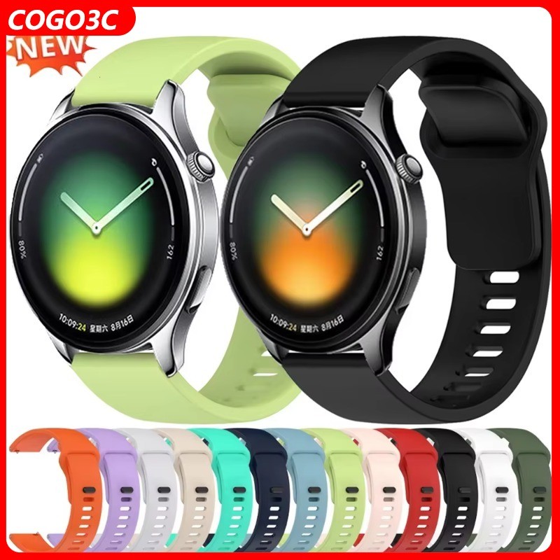 22 มม.สําหรับ Xiaomi นาฬิกา 5 S5/S1 Active/Pro ซิลิโคนสําหรับ Xiaomi นาฬิกา 2 Pro/สี 1/2/S2/S3/S4 เข็มขัดกีฬา