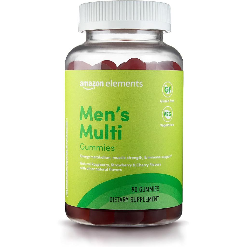 Elements-MensOrganicMultivitamin,90Gummies(3คําแนะนํา),มังสวิรัติ,ปราศจากกลูเตน,CertifiedOrganic(Pre