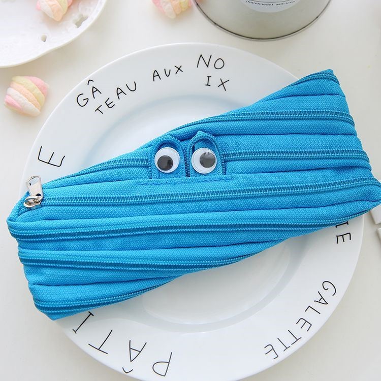 Gary A Snake Zipper Pencil Case Creative Unique Funny Student Pencil Case Cute Niche Pencil Case กล่