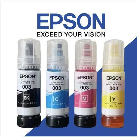 หมึกแท้ 100% Epson 003 for L1110 L1210 L3110 L3150 L3120 L3250 L3256 L5190