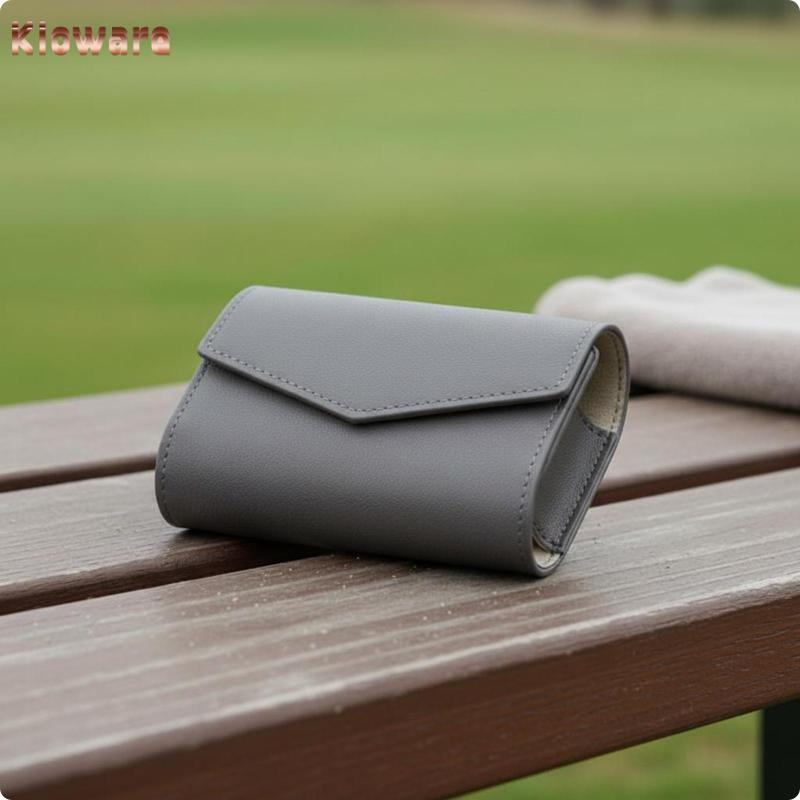Kloware Golf Rangefinder Case เย็บขอบ Golf Rangefinder Holster Smooth Finish กระเป๋าหนัง PU สําหรับน