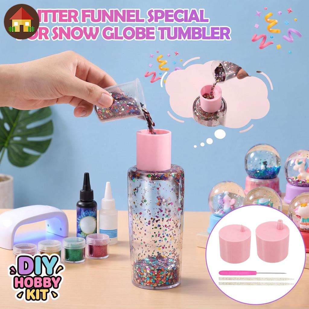 DIY Glitter Cup Making Tool Kit with Glitter Funnel Pokey Tool SHOPTKC6203