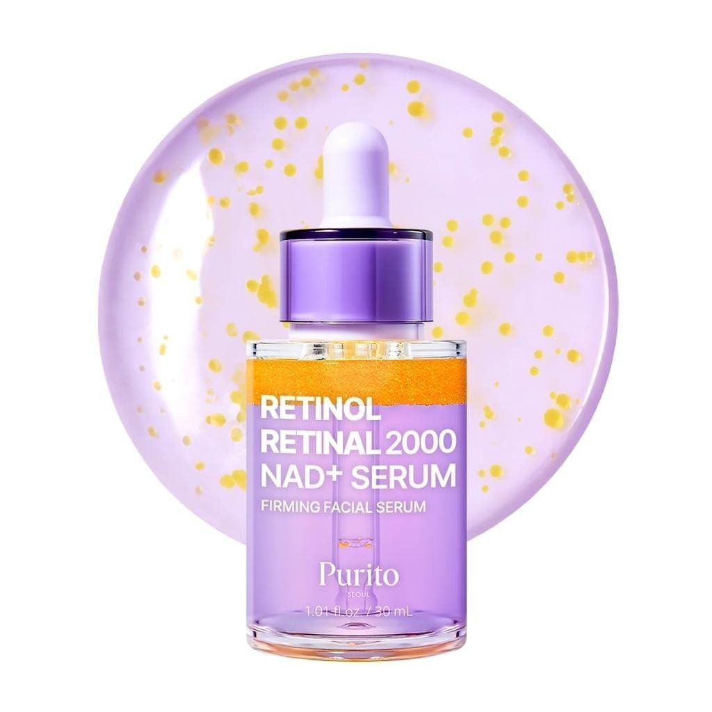 PURITORetinol0.1%+Retinal0.1%Anti-AgingFacialSerum|สําหรับริ้วรอย,FineLines&Firmer|DualRetinoidswith