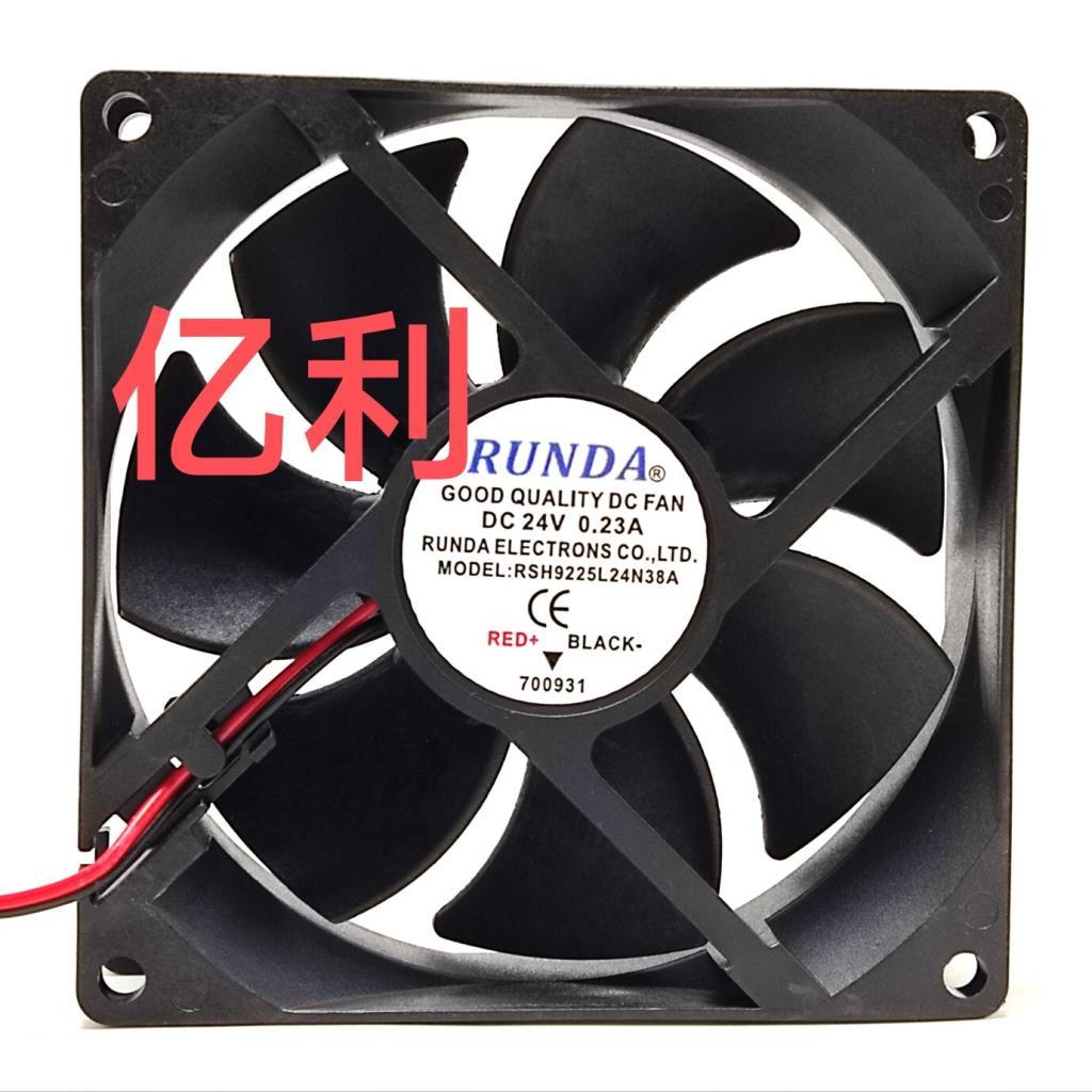 R RUNDA RSH9225L24N38A 24V 0.23 9.2 ซม.เครื่องเชื่อมพัดลมหม้อน้ํา