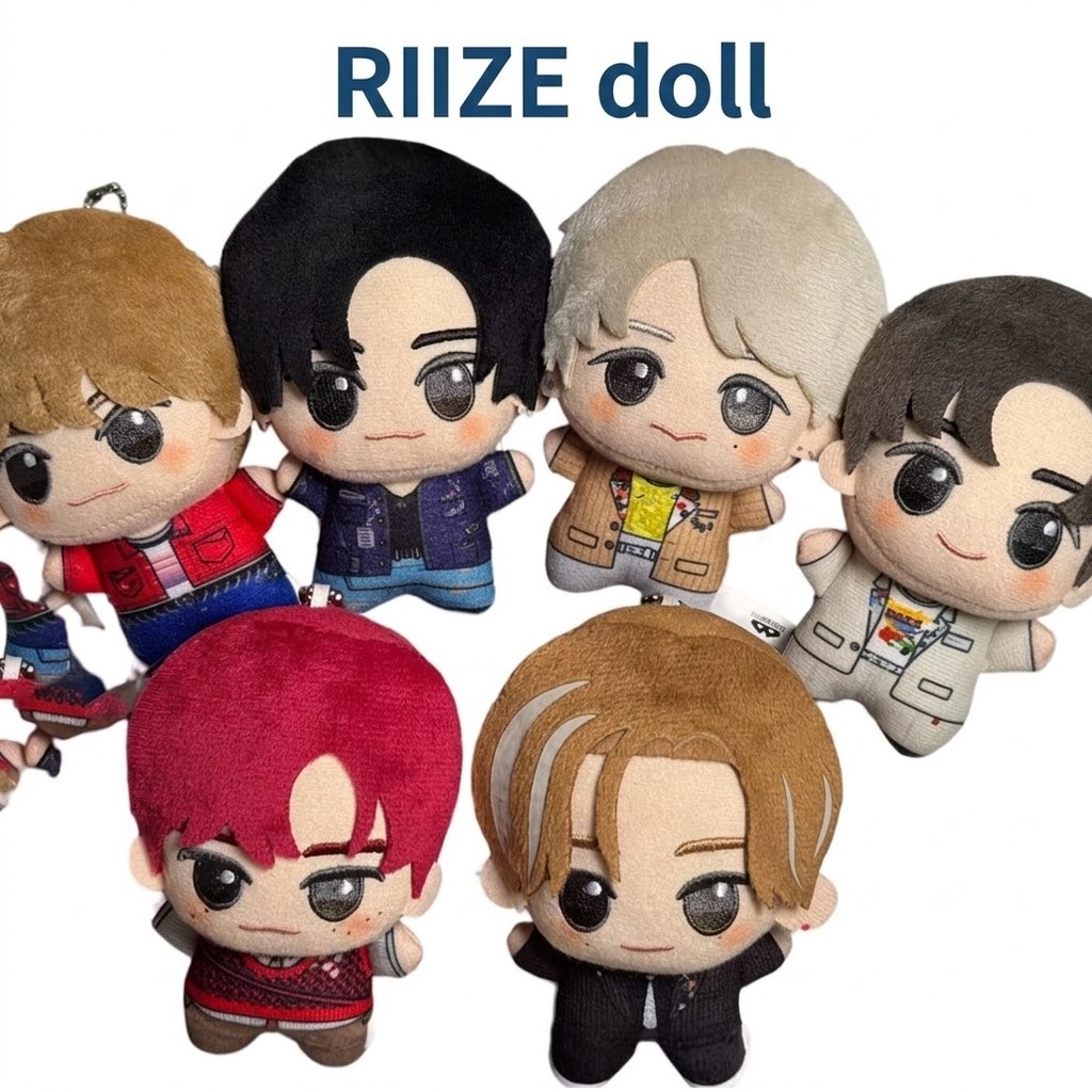 【พร้อมส่ง】RIIZE Doll สินค้า Anton Shotaro Sohee Eunseok Wonbin Cotton Doll  RIIZE doll album sticker