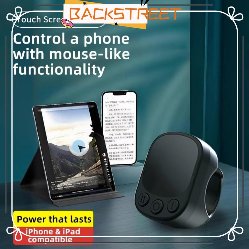 BACKSTREET Touchscreen Controller, Auto Screen Clicker Continuous Clicker Bluetooth Ring Remote, Scr
