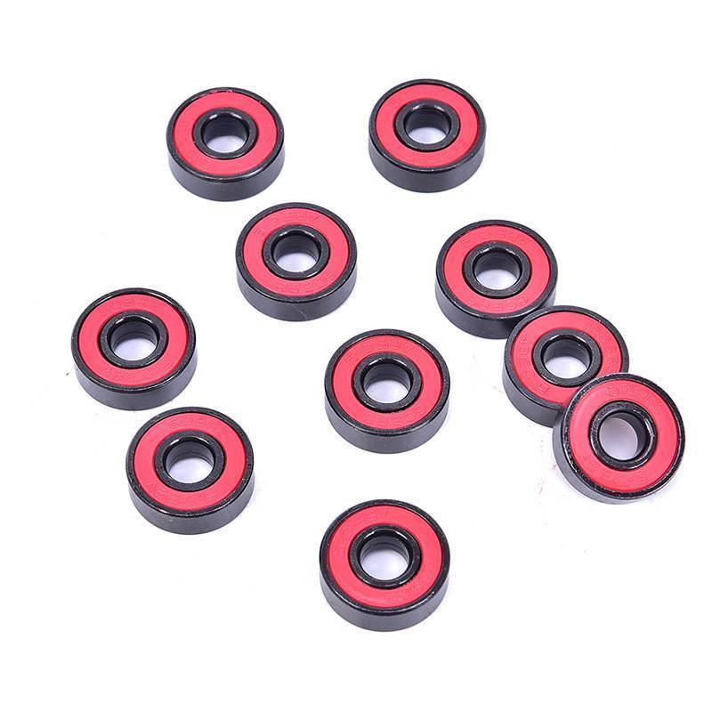 [ใหม่] 10 ชิ้น/เซ็ต 608 2RS Bearing Deep Groove Steel Sealed Ball Bearings 608RS 608-2RS