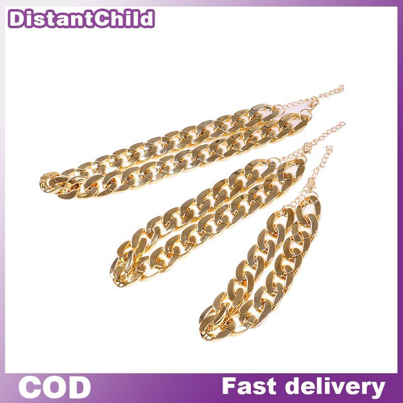 DSTH 1 PC Gold ปรับสุนัขแมวสร้อยคอทองสําหรับสุนัขลูกแมวอุปกรณ์สัตว์เลี้ยง DSS