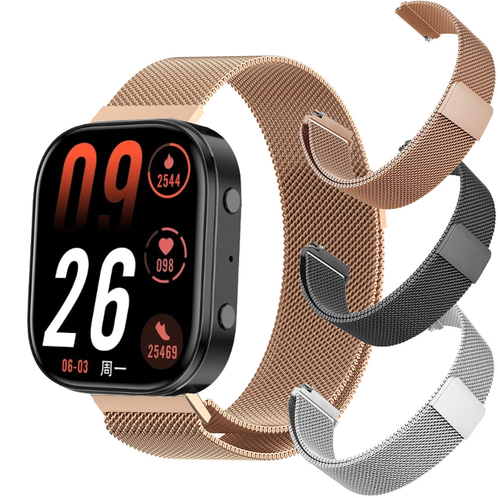 Dengo Active Pro สมาร์ทวอท์ชสายสแตนเลสสําหรับ Dengo Active Pro SmartWatch เปลี่ยนสร้อยข้อมืออุปกรณ์เ