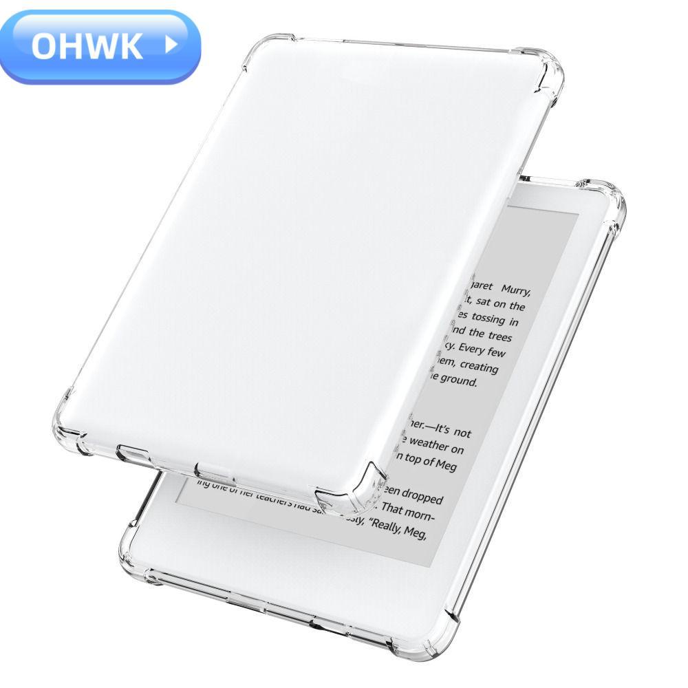 OHWK 6 นิ้ว E-Reader, ฝาครอบป้องกันถุงลมกันกระแทก, TPU โปร่งใสป้องกันการล่มสลายด้านหลังสําหรับ MeeBo