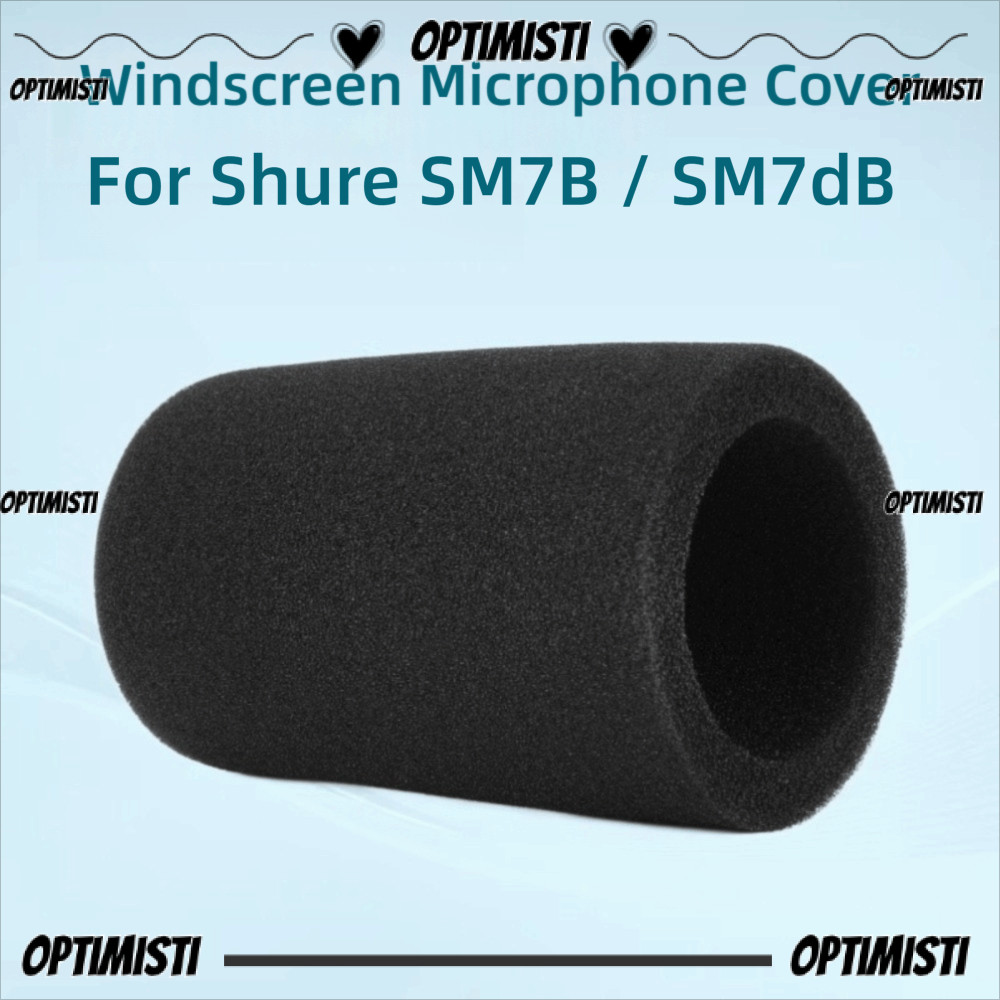OPTIMISTI 1 ชิ้นไมโครโฟน, Flocked ฟองน้ําโฟม Windproof Mic กระจก, Professional เปลี่ยน Pop Filter สํ