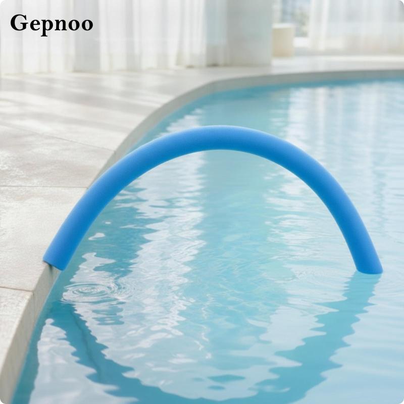 Gepnoo Foam Pool Noodle 150 Cm Long Foam Swim Noodle Sponge Like Black Solid