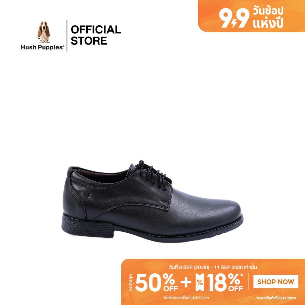 Hush Puppies รองเท้าผู้ชาย รุ่น HP 8HDFPP345A - สีดำ (รองเท้าทางการหนังสังเคราะห์ แบบสวม)