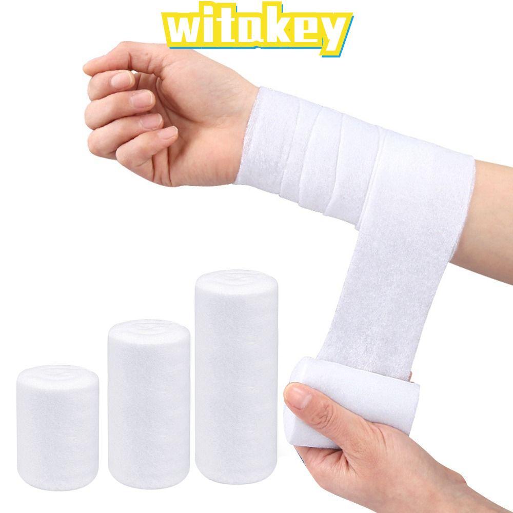 WITAKEY Undercast Padding Roll, Breathable Cotton Cast Padding Wrap, Soft Absorbent Gauze Roll