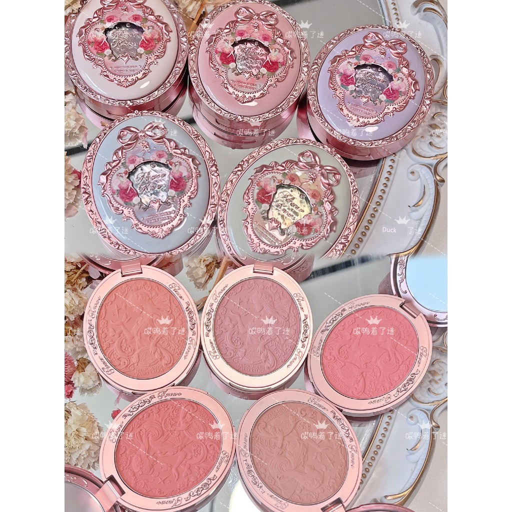 flower knows flower knows blush Flower Knows Cashmere Embossed Blush พัฟแท้