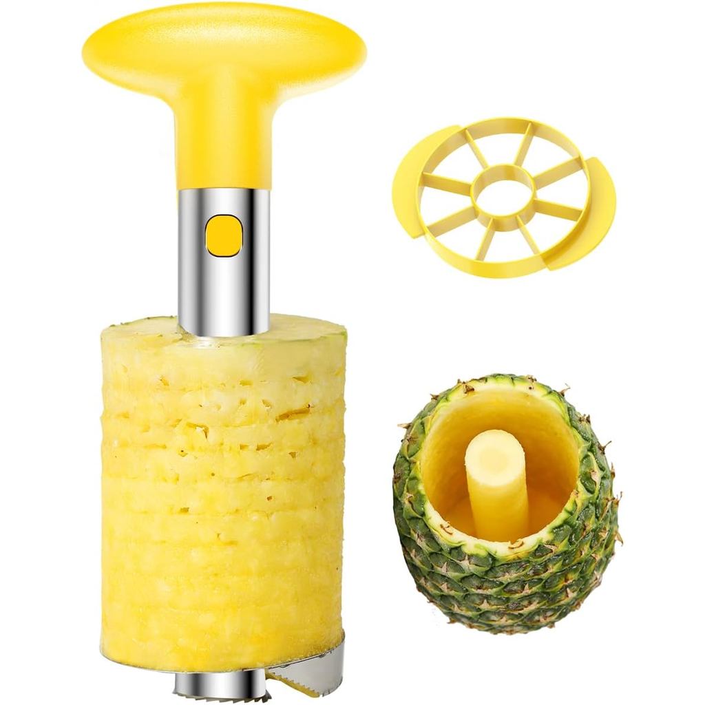 SameTech Easy Kitchen Tool Fruit Pineapple Peeler Corer เครื่องตัด LPVN