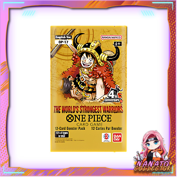 [ 1 ซอง ] O์NE PIECE CARD GAME : [ OP17 ] The World's Strongest Warriors   BOOSTER PACK Ver.Eng (p3)