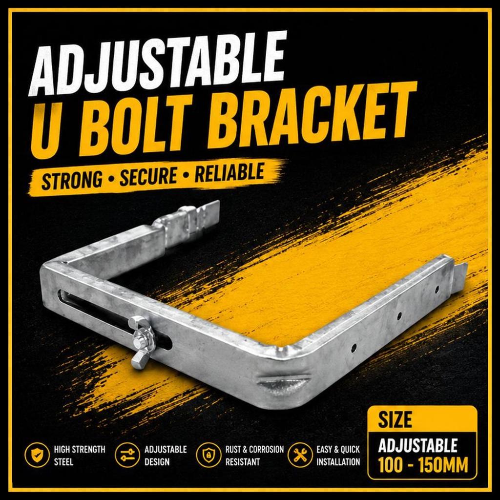 โลหะปรับ Gutter Bracket Gutter ปรับวงเล็บ Gutter Bracket Breket Rainwater Bracket