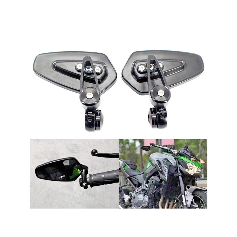 เหมาะสําหรับ Kawasaki Z900 กระจกจับ Z400 Z800 Z250 Z1000 รถจักรยานยนต์ดัดแปลงกระจกมองหลังสะท้อนแสง