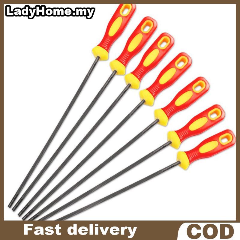 La Round High Carbon Steel Sharpening Chainsaw Saw Chain File Sharpener 4/4.8/5.5mm Home