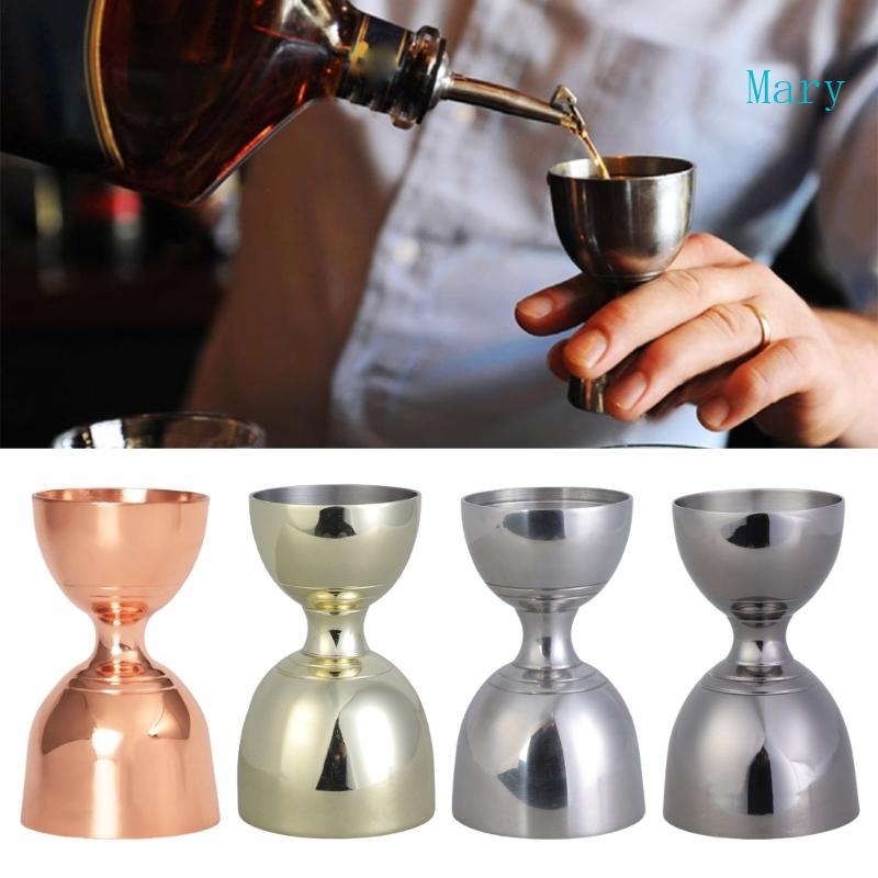 Mary Jigger Cocktail สําหรับบริการบาร์ที่มีประสิทธิภาพเครื่องมือบาร์เทนเดอร์โลหะ