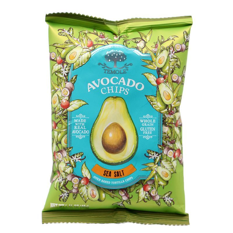 ทีโมเล่อะโวคาโดชิปส์รสเกลือ 40กรัม Temole Sea Sale Avocado Chips 40g.