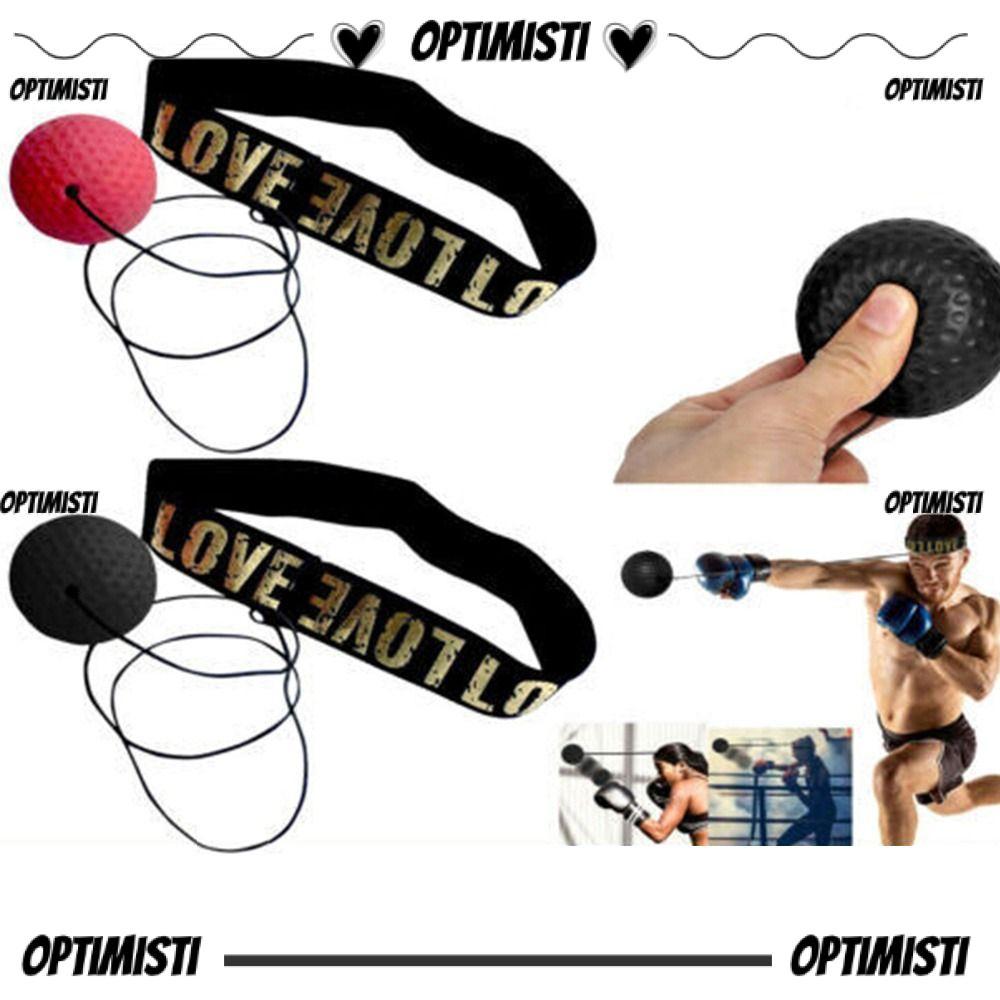 OPTIMISTI8E Speed Reflex Fight Ball Reflex Speed Training Head Band Adult Trainer Fitness Head Band