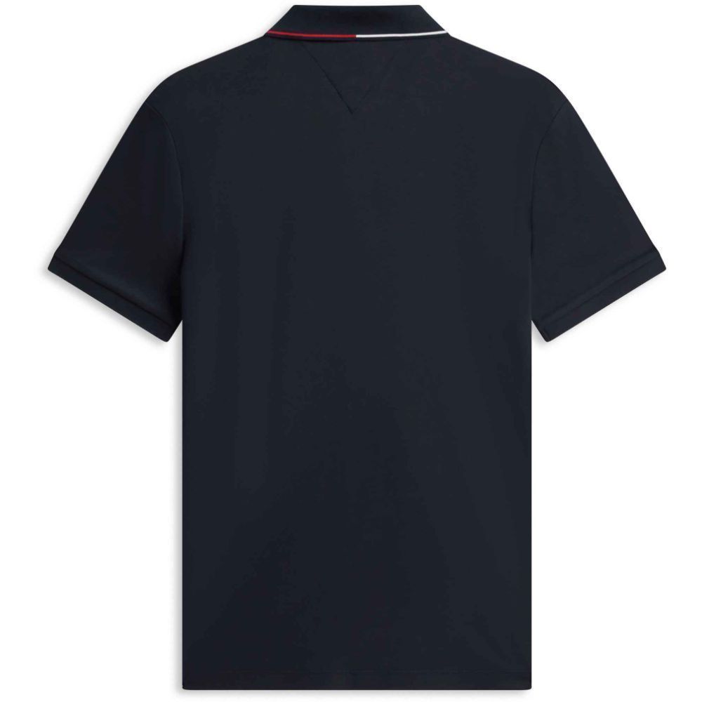 [ลดเพิ่ม 15% โค้ด 15ST199910] Tommy Hilfiger เสื้อโปโล ผู้ชาย รุ่น MW0MW43263 DW5 - สีน้ำเงิน ทรง Slim — صورة 2
