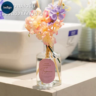 ก้านไม้หอม ก้านน้ำหอม Reed Diffuser น้ำหอมอโรม่า น้ำมันหอมระเหย ก้านหอม 200 ml ประดับ ดอกไม้แห้ง หลากสีสัน